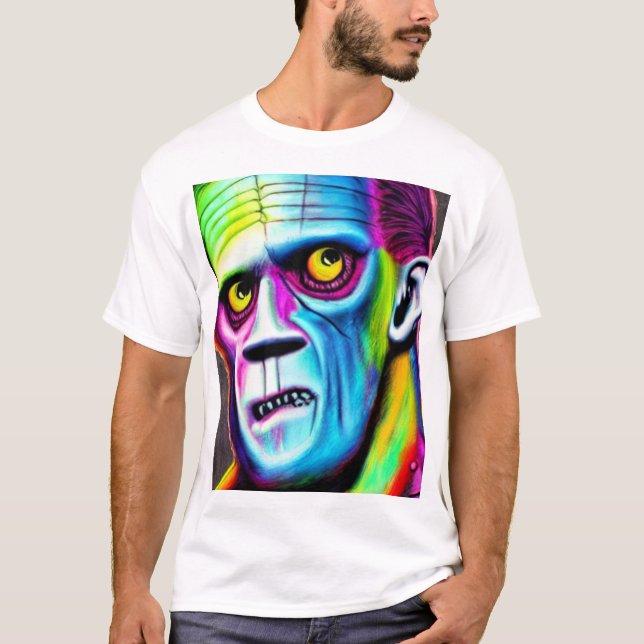 Camisetas para hombres Frankenstein (Anverso)