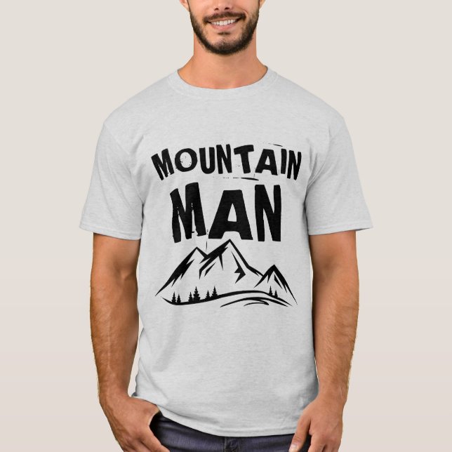 Camisetas para hombres MONTAÑOS (Anverso)