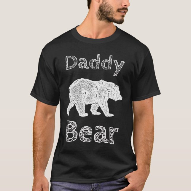 Camisetas Para Hombres Papi Funny Llevan A Los Pad (Anverso)