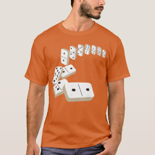 Camisetas para jugadores de dominó Fichas de domin