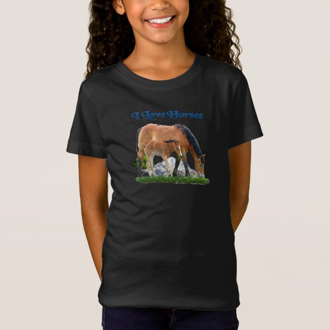Camisetas para los amantes de los caballos (Anverso)