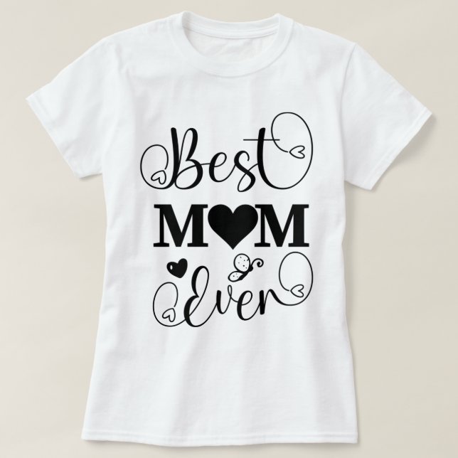 Camisetas para mamá: Dile cuánto la amas (Diseño del anverso)