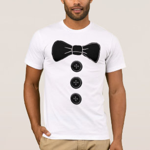 Camisetas para MENS de Tuxedo Bow Tie
