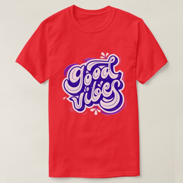 Camisetas para Mujer Good Vibes (Diseño del anverso)