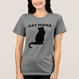 Camisetas para mujeres CAT MOM (CAT MAMA)