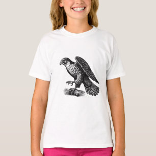 Camisetas para niñas de halcón peregrino