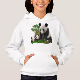Camisetas para niñas de osos panda
