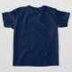 Camisetas para niños añaden plantilla de foto azul (Laydown Back)