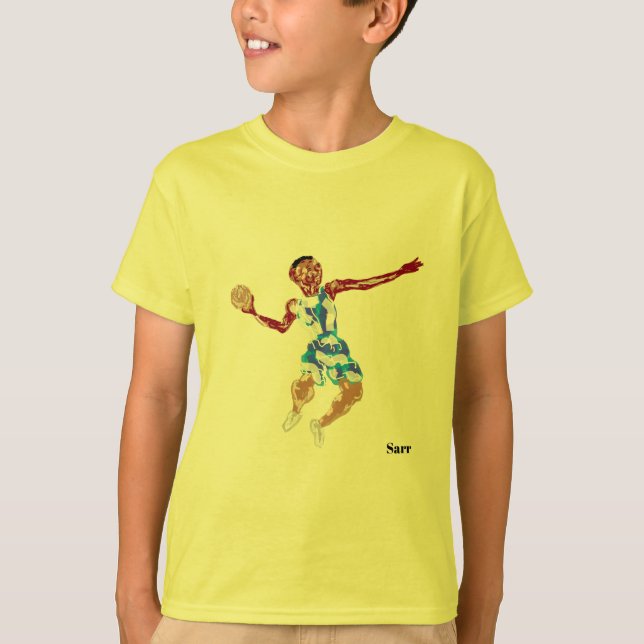 Camisetas para niños : Baloncesto (Anverso)