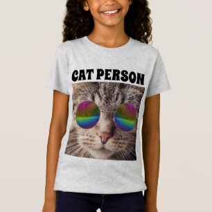 Camisetas para niños con GATO CON GAFAS DE SOL ARC