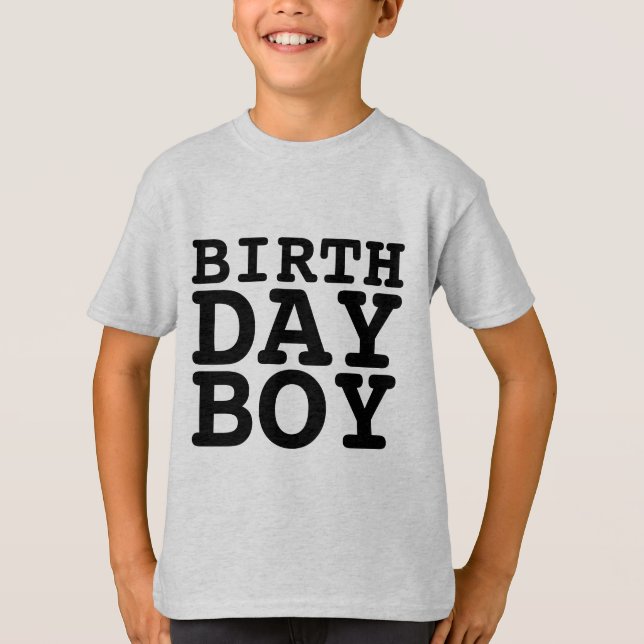 Camisetas para niños de cumpleaños (Anverso)