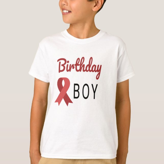Camisetas para niños de cumpleaños (Anverso)
