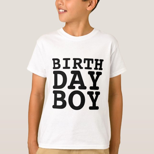 Camisetas para niños de cumpleaños (Anverso)