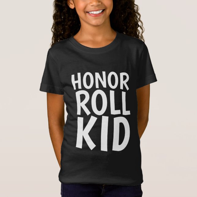 CAMISETAS PARA NIÑOS DE HONOR ROLL (Anverso)