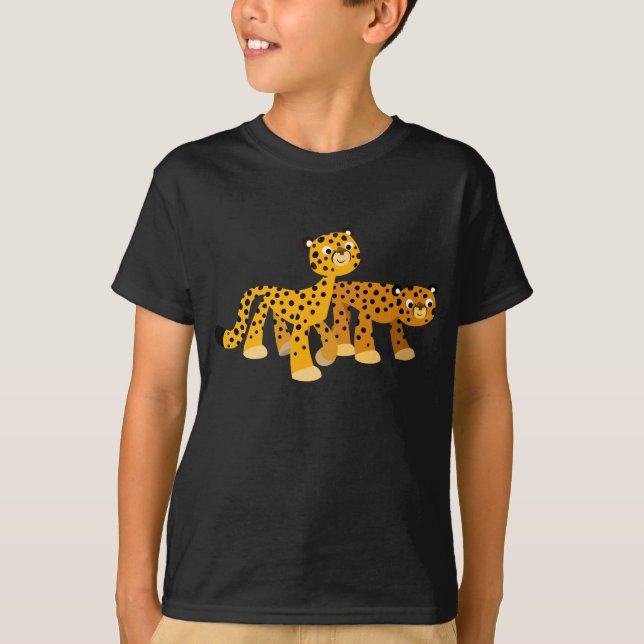 Camisetas para niños de Personalizado, Cheetahs (Anverso)