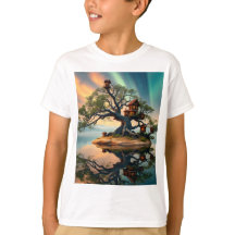 Camisetas para niños de ratón y árbol de familia