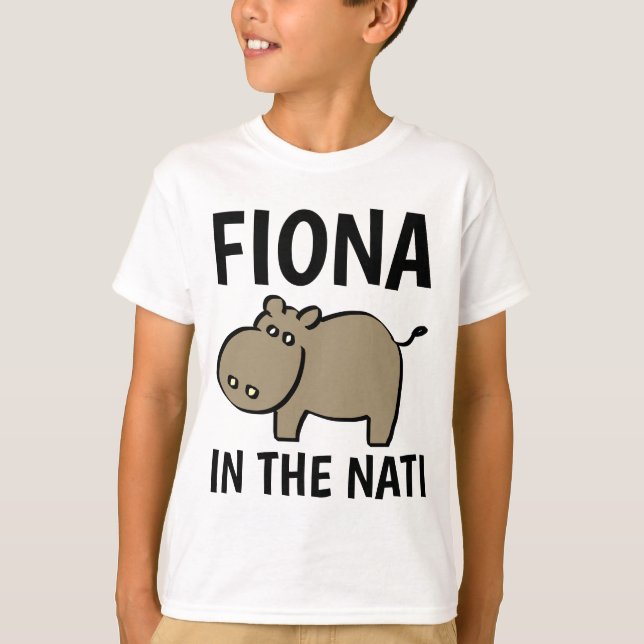 Camisetas para niños FIONA HIPPO (Anverso)