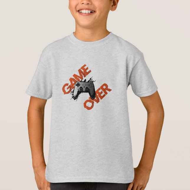 Camisetas para niños - Game Over (Anverso)