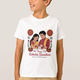 Camisetas para niños Raksha Bandhan 