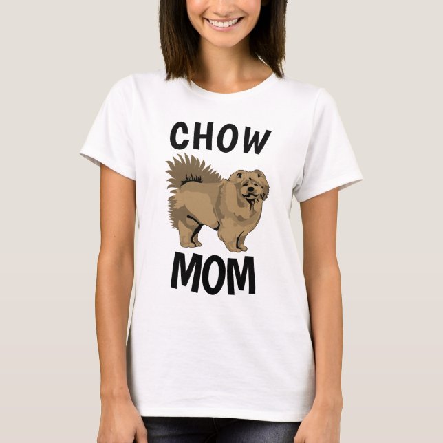 Camisetas para perro CHOW MOM (Anverso)