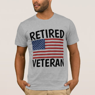 Camisetas para veteranos jubilados