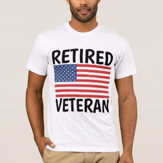 Camisetas para veteranos jubilados