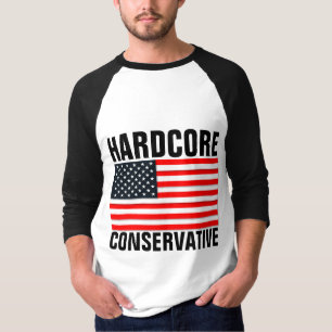 Camisetas Patrióticas HARDCORE CONSERVADORAS