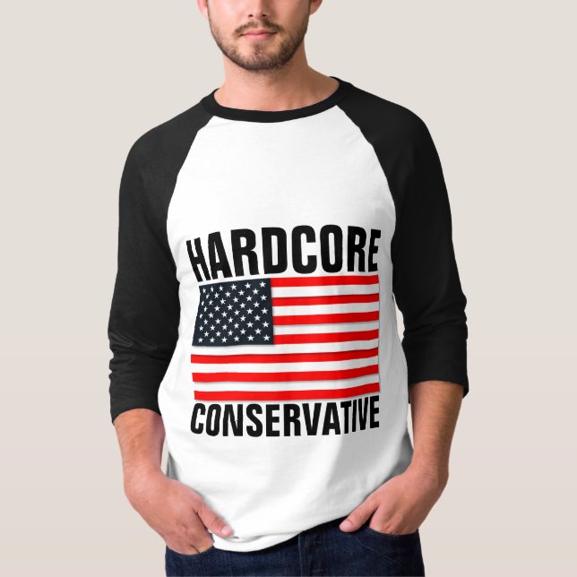 Camisetas Patrióticas HARDCORE CONSERVADORAS (Anverso)