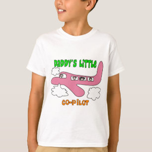 Camisetas pequeño copiloto del papá" de los niñ