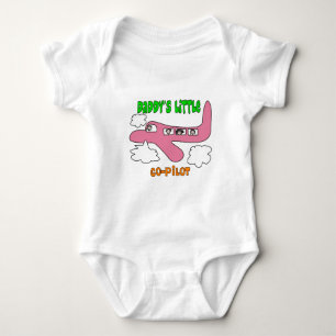 Camisetas pequeño copiloto del papá" de los niñ