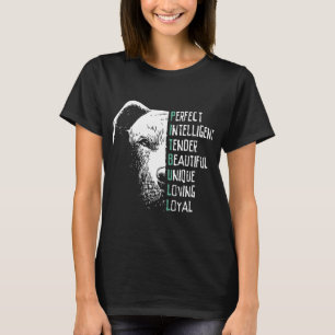 camisetas perfectas del perro del pitbull