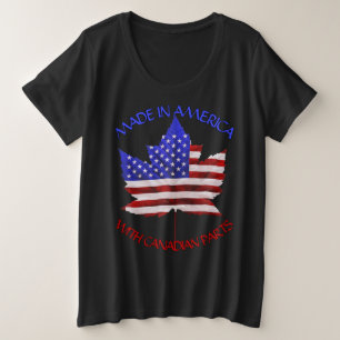 Camisetas personalizadas Canada USA Shirt Plus Siz