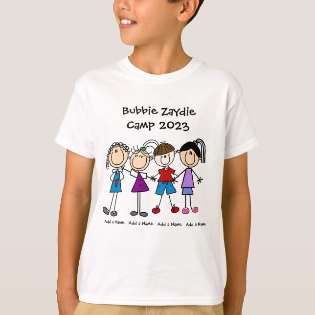 Camisetas personalizadas de la familia de niños co (Anverso)