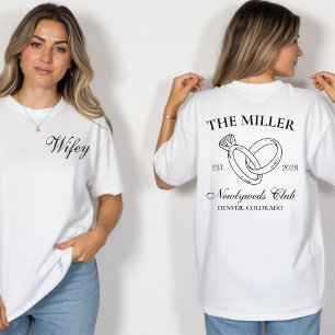Camisetas personalizadas de luna de miel para Sr. 