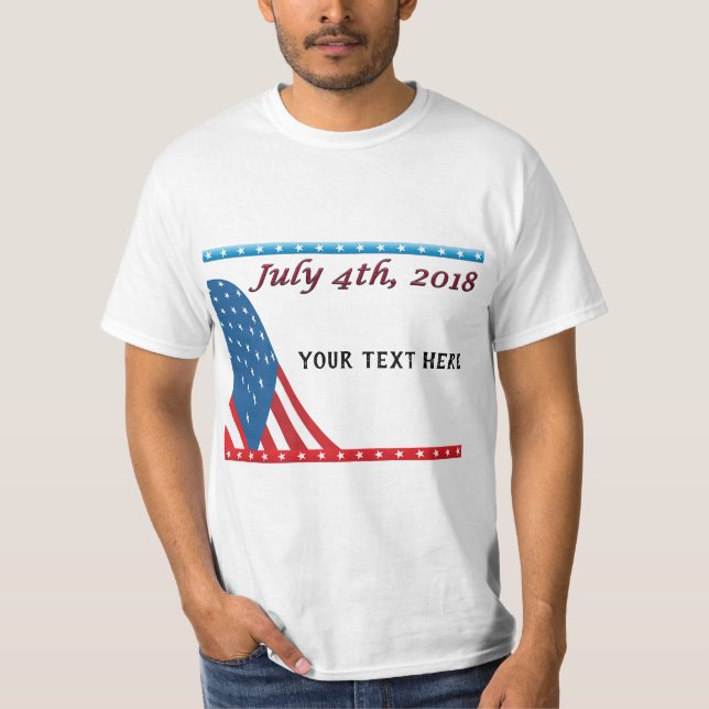 Camisetas personalizadas del 4 de julio (Anverso)