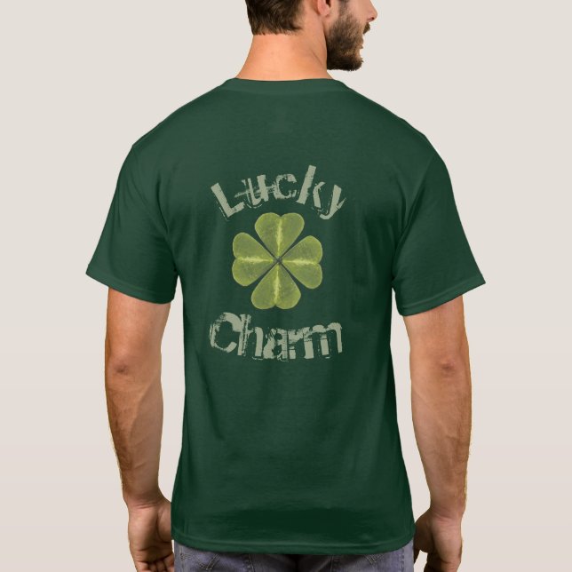 Camisetas personalizadas del Día de San Patricio (Reverso)