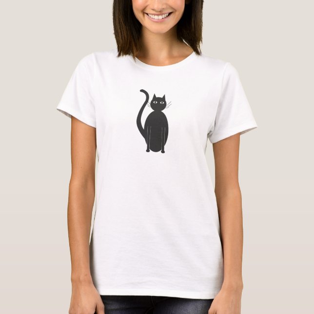 Camisetas personalizadas del gato (Anverso)