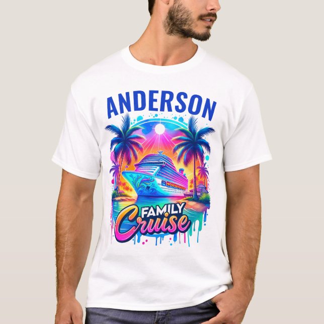 Camisetas personalizadas para viajes en crucero fa (Anverso)