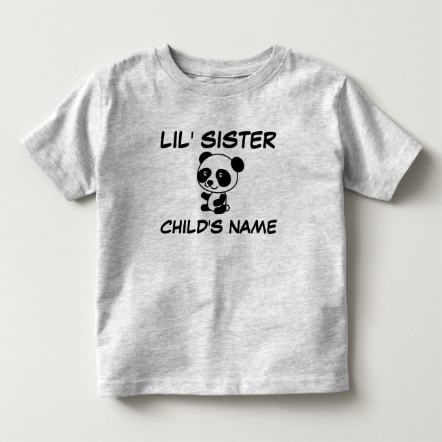 Camisetas personalizadas PEQUEÑAS HERMANAS (Anverso)