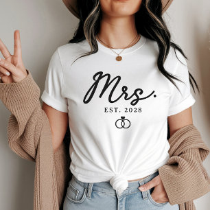 Camisetas personalizadas Sr. y Sra.   Regalo de bo