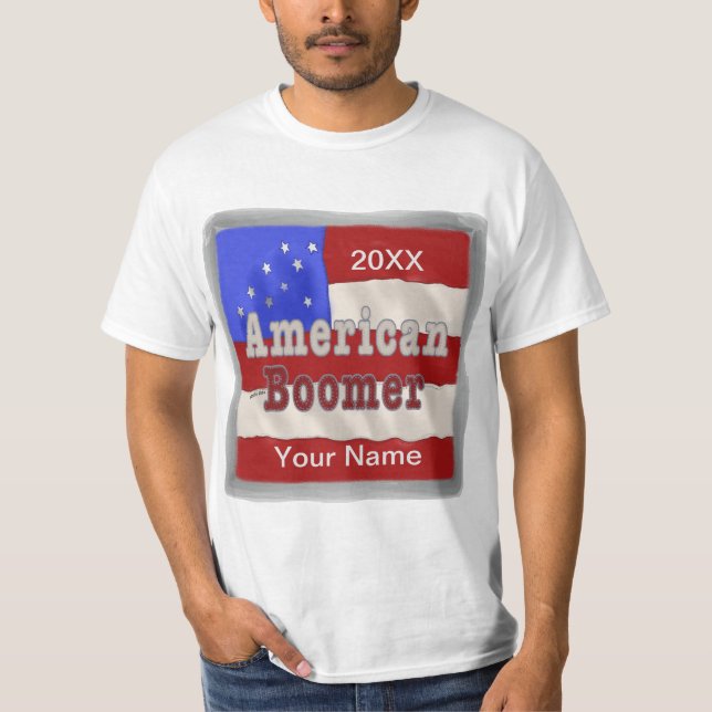 Camisetas personalizado Baby Boomer (Anverso)