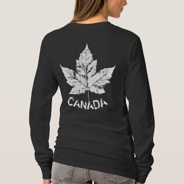 Camisetas personalizado camisa fresca de Canadá (Reverso)