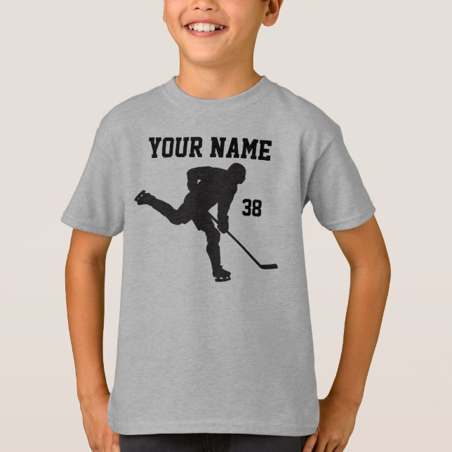 Camisetas personalizado del hockey para los (Anverso)