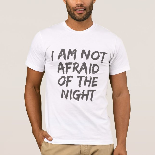Camisetas personalizados cerca de mí, sin miedo a  (Anverso)