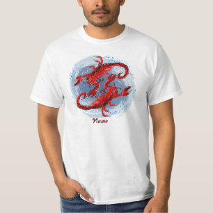 Camisetas personalizados de Yin Yang Scorpion