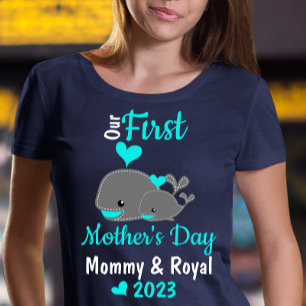 Camisetas personalizados del primer día de la madr
