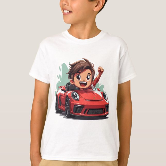 Camisetas personalizados para los amantes del auto (Anverso)