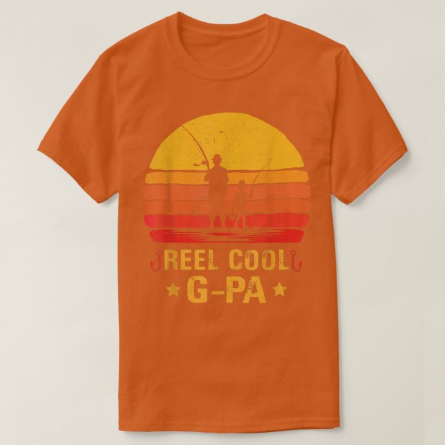 Camisetas pesqueros de Guay G-Pa Reel Mens, Fun Fa (Diseño del anverso)