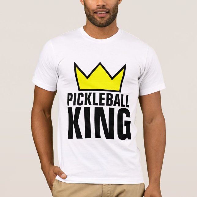 Camisetas PICKLEBALL KING (Anverso)