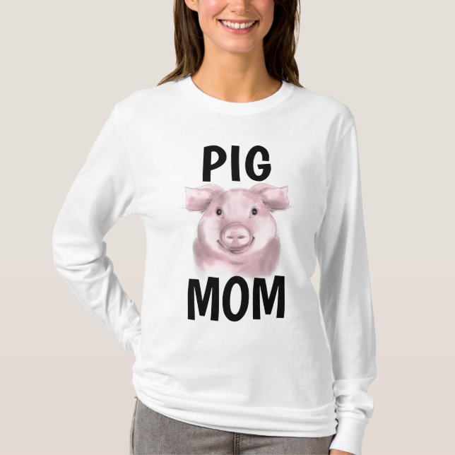 Camisetas PIG MOM (Anverso)